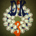 Baseball Wreath