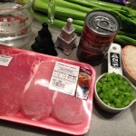ingredients for skillet pork chops with rice