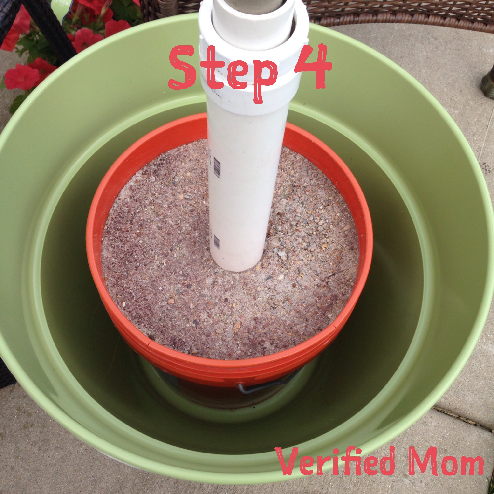 umbrella stand step 1
