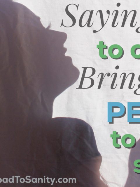 Saying No to others Brings Peace to ones self