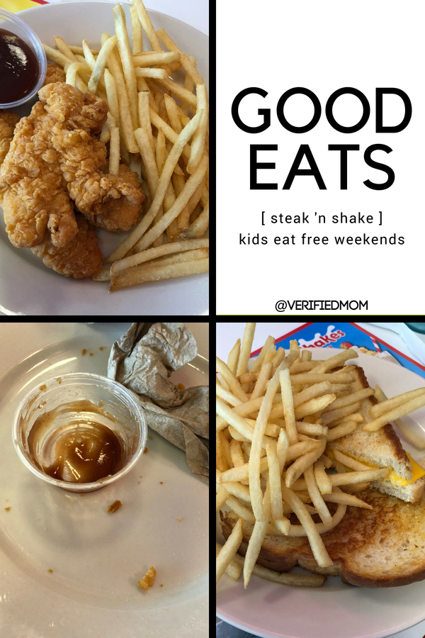 Steak 'n Shake Kids Eat Free Weekends 2018