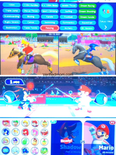 Mario and Sonic Olympic Games Tokyo 2020