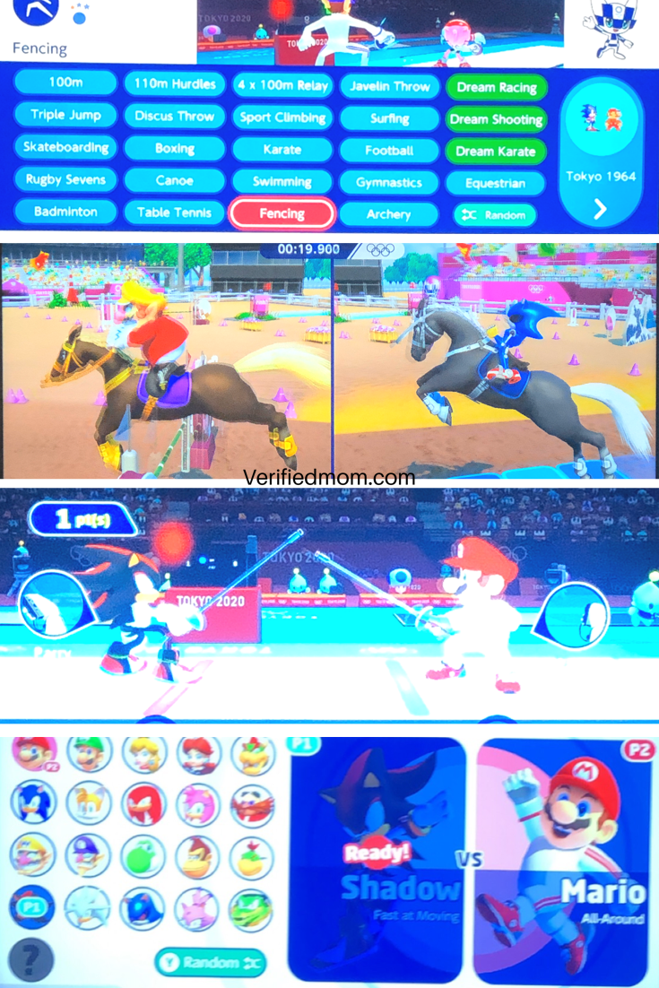 Mario and Sonic Olympic Games Tokyo 2020